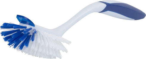 Dawn Radial Head Kitchen Brush, Blue & White