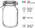 Bormioli Rocco Fido Glass Canning Jar Italian 67¾ oz-2 Liter, 67.75 oz, Clear
