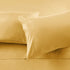 HOMEIDEAS Queen Size Bed Sheets - 4 Piece Set (Gold) - Extra Soft Brushed Microfiber 1800 Bedding Sheets, Deep Pocket, Wrinkle & Fade Free