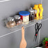 TESOT Adhesive Bathroom Shelf Organizer Shower Caddy Kitchen Storage Rack Wall Mounted No Drilling SUS304 Stainless Steel - 2 Pack
