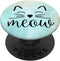 Meow Cute Cat Face Funny Costume Gadget for Cat Lovers PopSockets PopGrip: Swappable Grip for Phones & Tablets