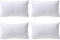 Phantoscope 12 x 20 Pillow Inserts, Set of 4 Hypoallergenic Square Form Decorative Throw Pillow Inserts, Made in USA Couch Bed Pillows - 12 x 20 inches