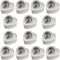 14-Pack 2oz Empty Heart Shaped Silver Metal Tins with Clear Window for Candle Making, Candies, Gifts & Treasures