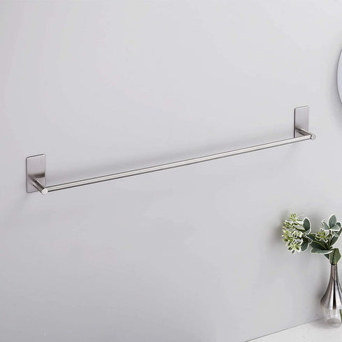 KES Towel Bar for Bathroom 24-Inch Self Adhesive Towel Bar No Drill Sticky on Towel Holder SUS304 Stainless Steel Rustproof Brushed Finish, A7000S60B-2