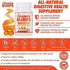 Orange Burps D-Limonene Softgels | Orange Peel Extract for Digestive Health | Non-Harmful Solution for Acid Reflux & Heartburn | Easy-to-swallow & each Bottle Contains 500mg, 40 Capsules | Gluten-Free