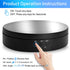Foleto Turntable Display Stand,360 Degree Motorized Rotating Display Stand for Photography Products and Shows, Max Load 6.6Lb Video Shooting Props (Black 5.4?)