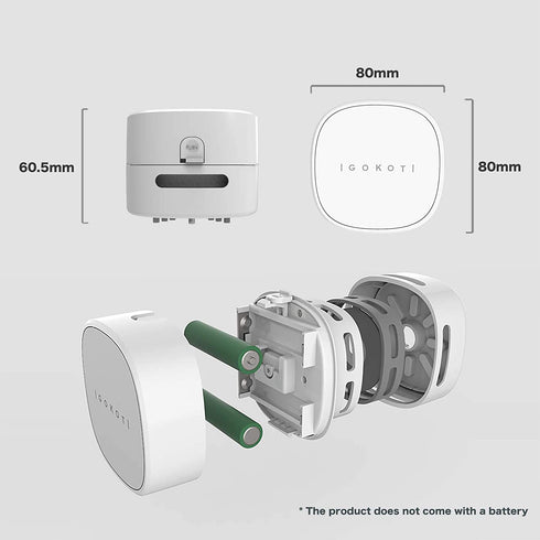Desk Vacuum, Mini Vacuum Cleaner, Tabletop Vacuum Cleaners Battery Operated Handheld Design by IGOKOTI (no Battery Included)