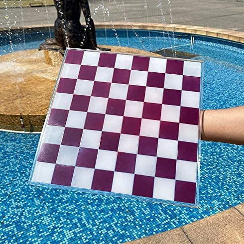 RESINWORLD 12 inches XL Large Checkers Chess Board Mold for Resin, Full Size 3D Silicone Chess Piece Mold for Epoxy Resin, Chess Resin Mold Set, Chess Board Game Mold
