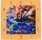 Mark Feldstein & Associates Little Mermaid Disney Kinkade Ocean Blue 11 inch Glass Square Wall Clock