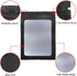 STUs 100 Pack Mylar Bags - 5.5 x 7.9 Inch Resealable Smell Proof Bags with Clear Window Foil Pouch Bag Flat Bag Matte Black