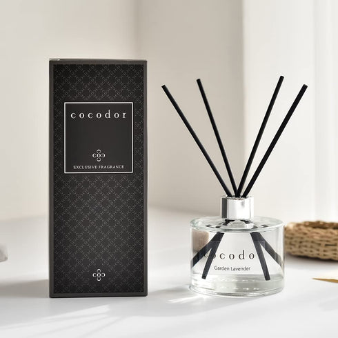 COCODOR Signature Reed Diffuser/Black Cherry / 6.7oz(200ml) / 1 Pack/Reed Diffuser, Reed Diffuser Set, Oil Diffuser & Reed Diffuser Sticks, Home Decor & Office Decor, Fragrance and Gifts