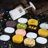 Xdodnev 6pcs Oval Press Cookie Stamp Moon Cake Decor Mould Barrel Mooncake Mold 100g DIY