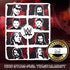 Silver Buffalo Unisex WWE Superstar Grid Ink Fleece Throw Red and Black 50-in. x 60-in. One Size