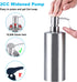 Large Hand Soap Dispenser 20oz Refillable Brushed Stainless Steel Dish Soap Dispenser for Kitchen Bathroom Countertop (20oz/600ml)