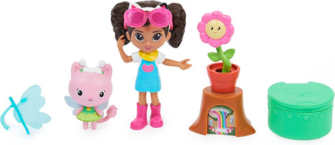 Gabby's Dollhouse, Flower-rific Garden Set with 2 Toy Figures, 2 Accessories, Delivery and Furniture Piece, Kids Toys for Ages 3 and up
