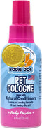 Bodhi Dog Natural Pet Cologne | Premium Scented Perfume Body Spray for Dogs and Cats | Clean and Fresh Scent | Natural Conditioning Qualities | Made in USA (Baby Powder, 4 Fl Oz)