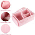 Diaper Caddy Organizer, Baby Basket Nursery Storage Bin with Dustproof Cover for Changing Table, Large Portable Car Organizer for Wipes, Bottle, Diapers, Shower, Newborn Girl & Boy Gifts, Pink