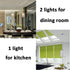 Cuaulans 1 Pack Modern Chrome Crystal Ceiling Pendant Light Fixture, Adjustable Pendant Lighting for Kitchen Island Window Dining Room Bedroom
