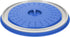 Tovolo Large Collapsible Microwave, Lid for Reheating Food, Meal Prep Gadget, No Mess Folding Plate Cover Kitchen Tool, Stratus Blue