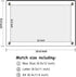NIUBEE 8.5x11 Clear Acrylic Wall Mount Floating Picture Frame A4 Letter Size Photo for Document Certificate Sign Display -Double Panel (Full Frame is 9.4x13.4 inch)