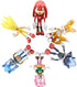 Jshend S-o-n-i-c the H-e-d-g-e-h-o-g Cake Toppers S-o-n-i-c the H-e-d-g-e-h-o-g Themed Party Supplies Birthday Cake Decoration for Childrens (Pack of 6)