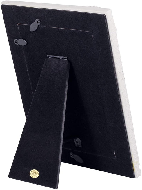 8" First Holy Communion White Frame with Silver Scroll Chalice Design - Holds 4x6 Photo