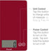 Escali 157R2 Arti Glass Digital LCD Display Kitchen, Office, Baking, Herb Scale w/Nutrition and Calorie Counting Feature, 15lb Capacity, Poppin' Pink