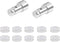 Pressure Cooker Parts & Accessories, ZYLONE 2 Pack Replacement Floater and 10 Pack Sealer Gasket for 5, 6 or 8 Quart Pressure Cooker