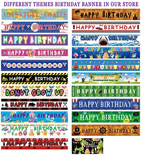 Lager Race Car Happy Birthday Banner, Red Racing Themed Party Supplies Decorations, Let's Go Racing Checkered Flag, Backdrop Background Table Cover (9.8 x 1.6 feet)