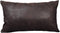 WFLOSUNVE Soft Faux Leather Pillow Cover, Decorative Throw Lumbar Pillow Case Cushion Cover for Couch and Sofa 12x20 Inch (Dark Brown)