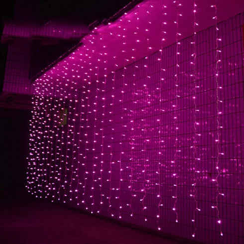 304 LED Window Curtain String Light Wedding Party Home Garden Bedroom Outdoor Indoor Wall Decorations