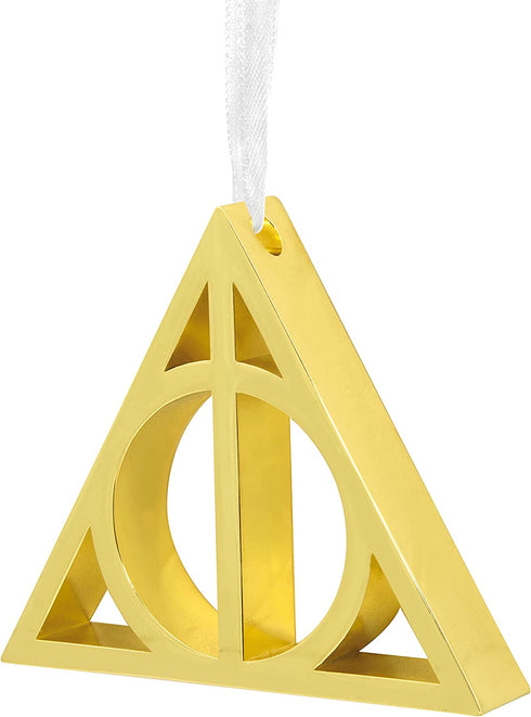 Hallmark Harry Potter Deathly Hallows Symbol Metal Christmas Ornament