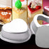 2pcs Heart Shaped Cake Pan Aluminum Cake Tray Removable Bottom Wedding Birthday Cheesecake Baking Mold (6+8inch)