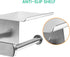Brushed Nickel Toilet Paper Holder with Shelf for Phone Wipes Storage - Wall Mount/Adhesive, Stainless Steel TP Towel Hanger for Bathroom RV