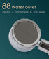 High Pressure Shower Heads, Handheld Turbo Fan Shower, Hydro Jet Shower Head Kit with 3 Filters, Turbocharged Shower Head