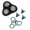 Replacement Shaving Head for Philips Norelco RQ11 Sensotouch 2D 1150X 1160X 1170X 1180X