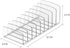 iDesign Clarity BPA-Free Plastic Divided Makeup Palette Organizer, 9.25" x 3.86" x 3.2", Clear