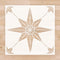 Reusable Tile Stencil 12 x 12 Inch Template for Painting Floor Cement Wall Furniture Wood DIY Home Décor Art Craft