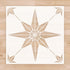 Reusable Tile Stencil 12 x 12 Inch Template for Painting Floor Cement Wall Furniture Wood DIY Home Décor Art Craft