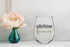 Boyfriend and Girlfriend 15 oz Stemless Wine Glasses (Set of 2) - Unique Engaged Wine Glasses for Fiance Unique Engagement Gifts For Him and Her
