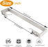 TocTen Bath Towel Rack - Square Base Thicken SUS304 Stainless Steel Towel Bar for Bathroom, Bathroom Bar Accessories Towel Rod Heavy Duty Wall Mounted Towel Holder (Brushed Nickle, 12 Inch)