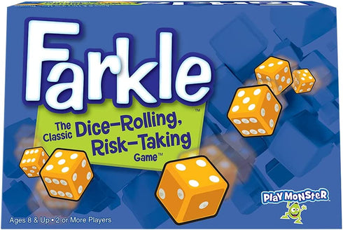 Farkle — Classic Dice-Rolling, Risk-Taking Game — Comes with Dice-Rolling Cup — Family Fun Game Night — Ages 8+