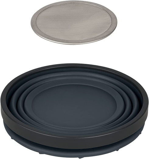 Sea to Summit X-Brew Collapsible Camping Coffee Dripper with Reusable Steel Filter