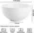 Zoneyila Large Ceramic Soup Bowl, Porcelain Serving Bowls For Soup, Salad, Pasta, Cereal, Serving Round Bowls For Kitchen (Small 4.5 inch)