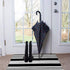 OJIA Cotton Black and White Striped Rug 24'' x 51''Hand-Woven Indoor/Outdoor Area Rug Layered Door Mats for Front Porch/Entryway/Laundry Room/ Bedroom/Outdoor