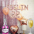 LaVenty Set of 3 FEELIN 22 Balloons 22nd Birthday Decoration FEELIN 22 Banner 22nd Birthday Supplies