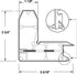Prime-Line Products B 569 Screen Door Corner Insert with Screw, Diecast,(Pack of 2)