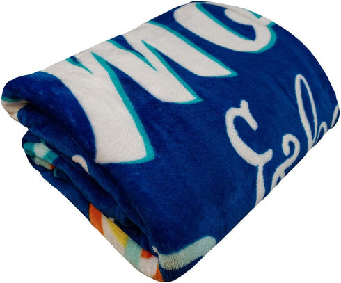 Infinity Republic - Love You to The Moon & Back Super Plush Blanket - Perfect for Babies, Kids, Teens, Gifts, Nurseries, etc!