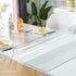 LovePads 1.5mm Thick 16 x 32 Inches Clear Desk Pad Blotter, Plastic Transparent Desk Mat for Desktop, Table Cover Protector, Writing Desk Protector for Office and Home