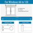 Curtain Rods 72 to 144-1" Curtain Rod with Cap, Curtain Rod for Windows 66 to 120, Hanging Curtain Rod&Wall Mount with Brackets, Outdoor Curtain Rod, Curtain Rods for Windows 72 to 144-Inch: Black